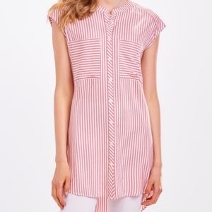Charlie Paige Candy Stripe Tunic Top